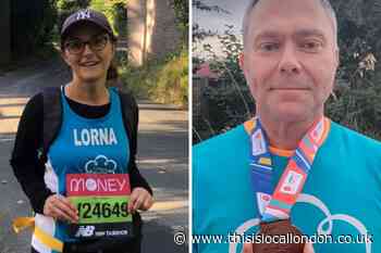 Runners complete London Marathon for St Clare Hospice
