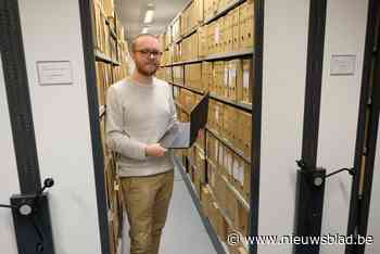 26-jarige Arnaud Manise ordent vijf gemeentelijke archieven