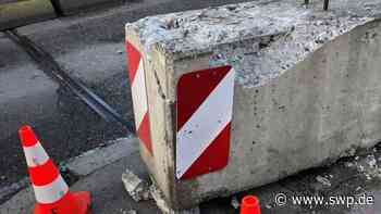 Gänstorbrücke zwischen Ulm und Neu-Ulm : Die Schranke hat jetzt einen Vorhang – was sich die Ingenieure davon versprechen - SWP