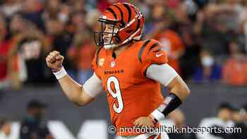Joe Burrow is the AFC offensive player of the week