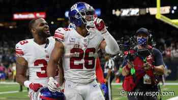 Giants' Saquon Barkley showing signs he's back to top form