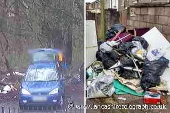 East Lancashire people who have received massive fly-tipping fines