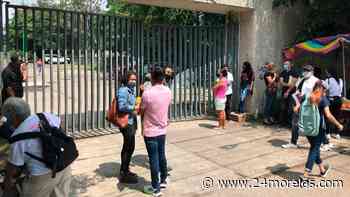 Sin gente en el módulo de la Fidel Velázquez de Cuernavaca - 24 Morelos