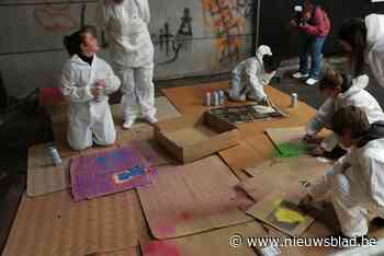 Kwetsbare jongeren doen street art ervaring op dankzij Geelse Beren