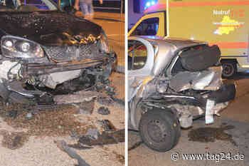 Fahrerflucht nach heftigem Crash an roter Ampel in Chemnitz - TAG24