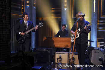 Jimmy Fallon Jams With Chris Stapleton on ‘You Should Probably Leave’
