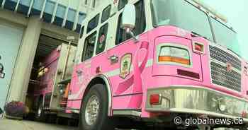 Pink engine doing more than helping fight fires in Saskatoon