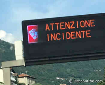 Incidente all'imbocco della nuova Lecco - Ballabio di via Pergola - Lecco Notizie - Lecco Notizie
