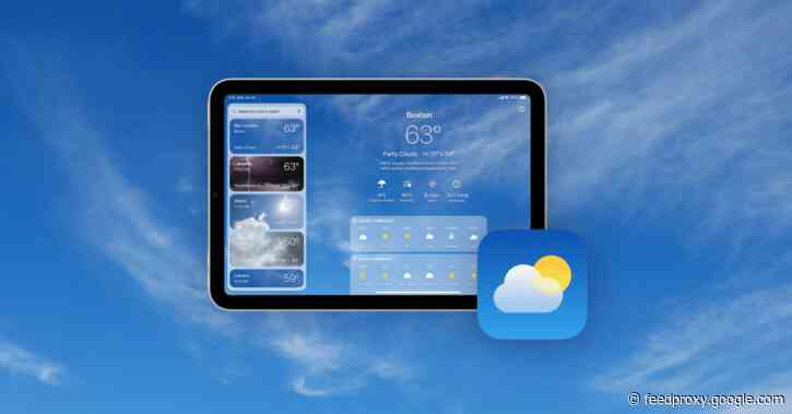 Concept: Please Apple, end the drought already and bring the weather app to iPad