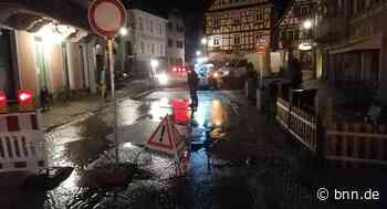 Gernsbach: Straße abgesackt - Rohrbruch blieb lange unentdeckt - BNN - Badische Neueste Nachrichten