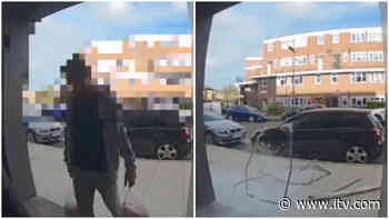 Hackney tenant lucky to be alive after window falls from flat above - ITV News