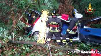 Incidente tra Fossano e Salmour: auto fuori strada - La Fedeltà