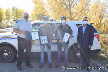 RCMP give two County of Barrhead men District Commander’s Certificate of Appreciation - St. Albert Today