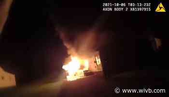 WATCH: Lewiston Police officer saves woman from burning home