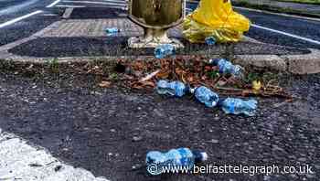 Marathon organisers face criticism after single-use plastic bottles left on east Belfast street - Belfast Telegraph