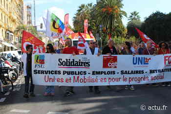 En images. Plus de 1 500 manifestants à Nice pour cette journée de mobilisation nationale - actu.fr