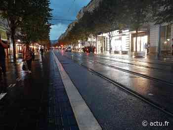 Arbres sur les voies, chaussée inondée... Quelques dégâts à Nice après le passage du violent orage - actu.fr