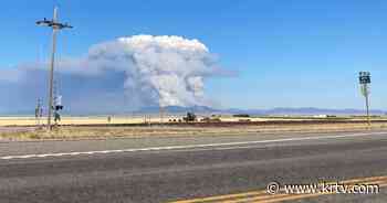 Wildfire burning in Fergus County - KRTV Great Falls News