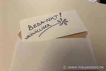 Bedankkaartjes voor vrijwilligers zijn toe aan vijfde jaar