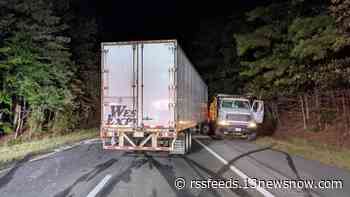 Police charge tractor trailer driver after crash involving dump truck on I-64 in James City County