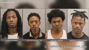Four men accused of shootings at Virginia Beach Oceanfront indicted by grand jury