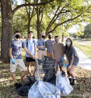 RIVER CLEANING: Volunteers take part in fifth annual fall river clean up Saturday - San Marcos Daily Record