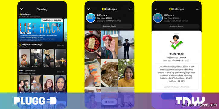 Snapchat is offering prizes to complete challenges — let the games begin