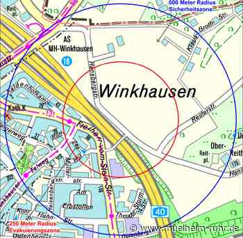 Bombenentschärfung in Winkhausen