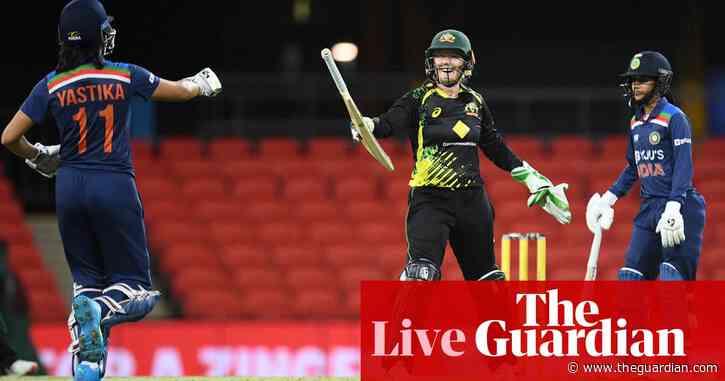 Australia v India: first women’s T20 international abandoned due to rain – as it happened