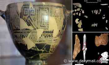 Three humans were buried in the Tomb of Nestor's Cup, study shows