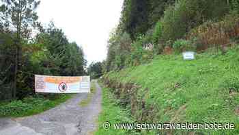 Sanierung aufwendig und teuer: Rad- und Wanderweg in Calmbach bleibt vorerst gesperrt