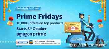 Amazon Announces Prime Fridays Great Indian Festival Offers for Prime Members Every Friday