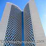 Interplay of light and shade in Algerian twin towers’s opaque façade