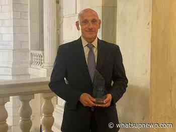 Senator DiPalma recognized by the Rhode Island United Nurses & Allied Professionals with an award for labor advocacy - What'sUpNewp