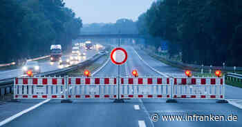 A73: Anschlussstellen Breitengüßbach gesperrt - Sanierungsarbeiten an der Fahrbahn