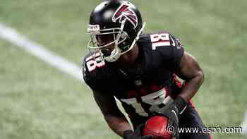 Falcons' Ridley won't travel to London for game