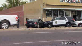 3 teens accused of going on armed robbery spree across Fresno, ends when Police ram vehicle
