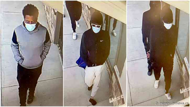 Pharmacist injured in Okotoks robbery, RCMP seek 4 suspects