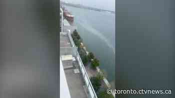 Toronto Fire responding to oil spill near Sugar Beach