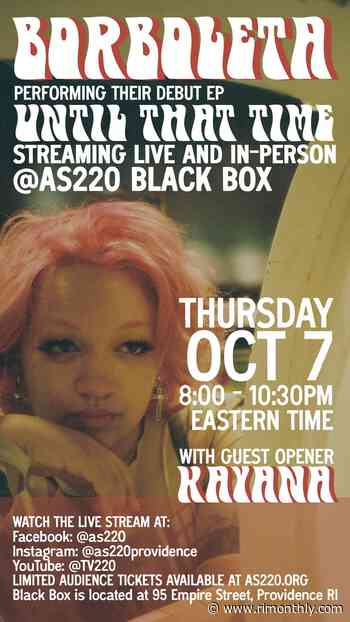 Providence Native Borboleta Set to Perform Debut Album at AS220 - Rhode Island Monthly