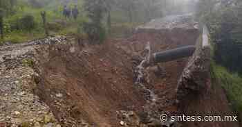 Se registran deslizamientos de tierra por lluvias en Coatepec - Síntesis Nacional