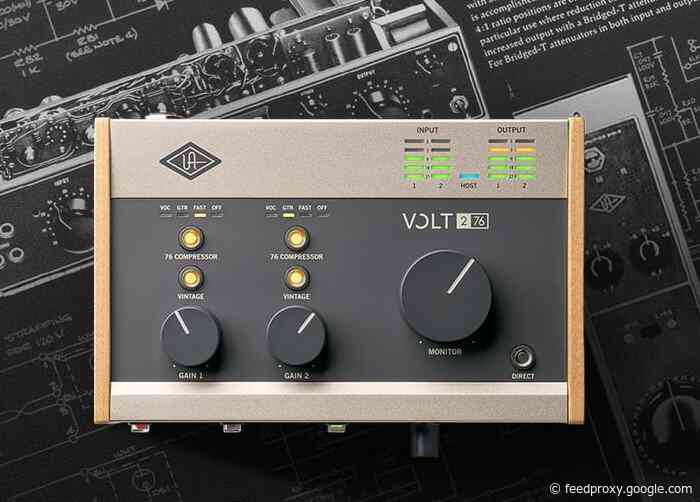 New UA Volt audio interfaces add classic studio sounds to your music at an affordable price