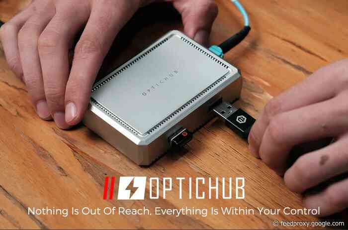 Optichub USB-C fibre-optic hub extender hits Kickstarter