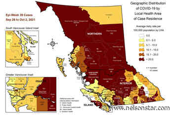 74 new COVID-19 cases in Trail; 31 in Nelson - Nelson Star