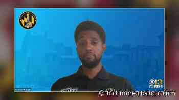 WJZ Exclusive: Baltimore Mayor Brandon Scott Says He’ll Take Wearing Masks ‘To The Next Level’ - CBS Baltimore