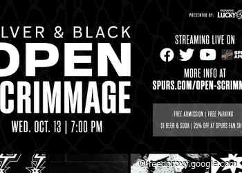 SAN ANTONIO SPURS TO HOST THE  2021 SILVER AND BLACK OPEN SCRIMMAGE