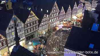 Marktplatz in Calw: Weihnachtsmarkt wird in zwei Bereiche geteilt