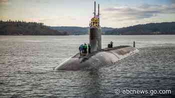 US Navy submarine involved in underwater collision