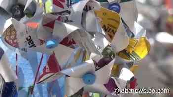 WATCH:  Pinwheel memorial offers space to grieve for COVID victims