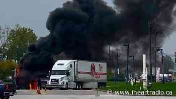 No injuries reported following vehicle fire at Tecumseh truck stop - AM800 (iHeartRadio)